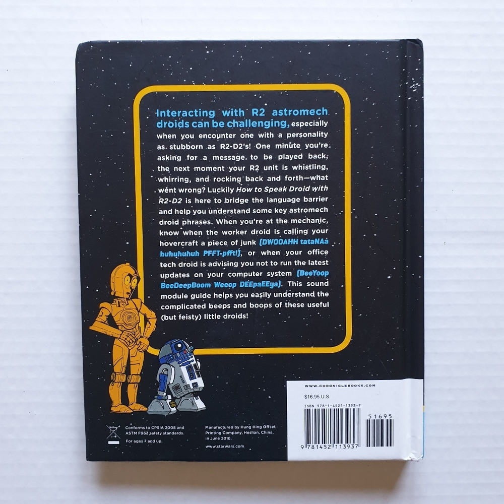 StarWars Hardcover Book of R2- D2 Communication Manual on How to Speak Droid - Picture 2 of 9